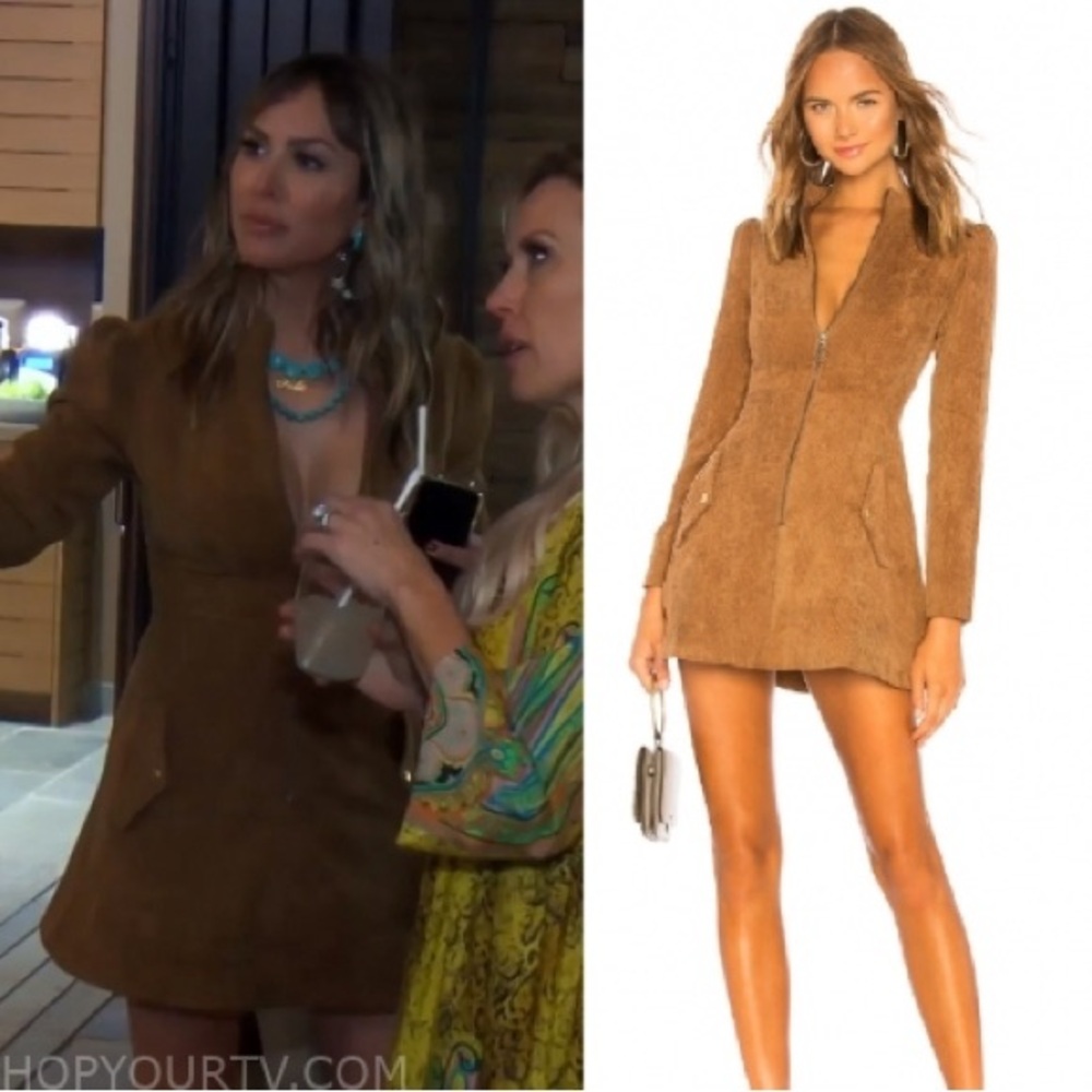 Tularosa Brown Mini Dress